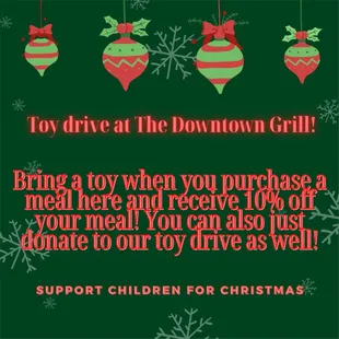 Christmas toy drive 2020