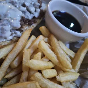 French dip &amp; fries