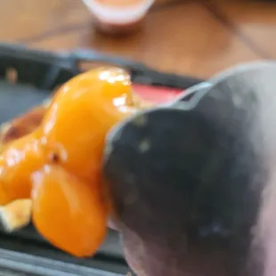 Habanero no teriyaki or anything resembling sauce.