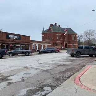 cars parked on the street