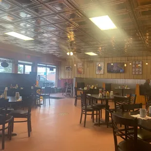 Inside socially distant