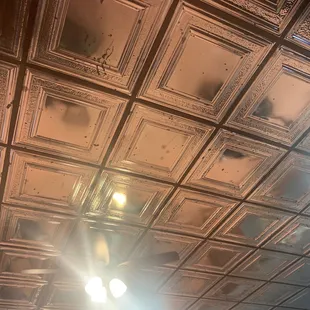 Tin ceiling
