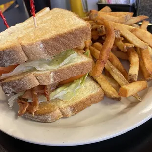 BLT and fries