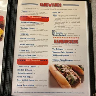 Lunch Menu