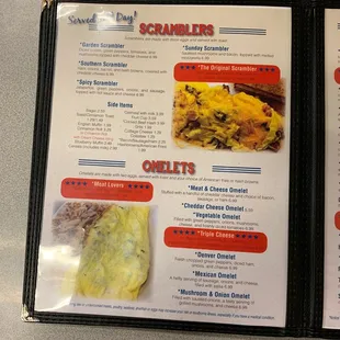 Breakfast Menu