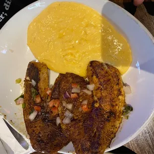 Blackened fish