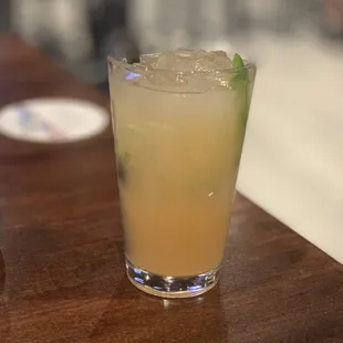 Paloma - Don Julio Tequila, grapefruit and lime juice, orange liqueur, &amp; club soda. Optional jalapeño slice give it a little spicy!!!