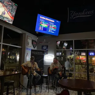 Live music on Friday night