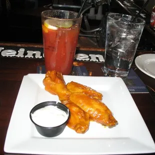 bloody mary and wings