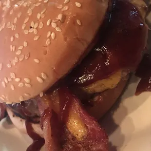 Think this was called the smokehouse burger.