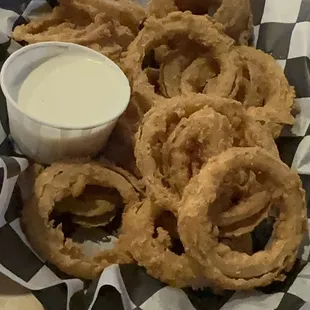 Onion rings they were great!