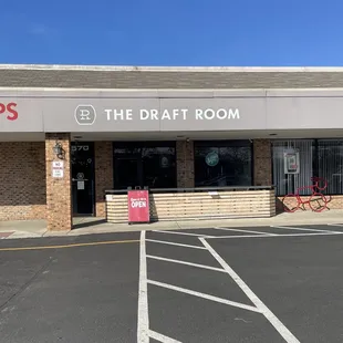 the entrance to the draft room