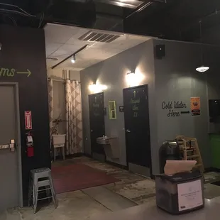 When the light is on the bathroom is occupied. SO helpful.