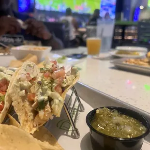 Baja shrimp tacos.