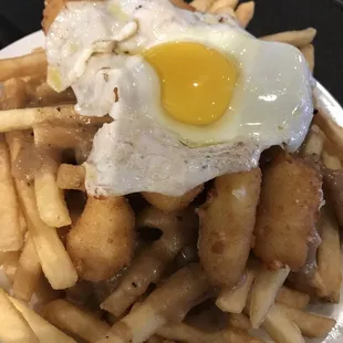 Poutine Fries. Personally, I like it when the cheese melts into the fries. The gravy was tasty!