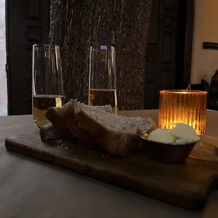 Bread and champagne