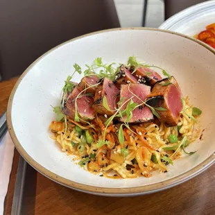 Seared Tuna Ramen Salad