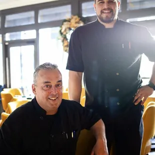 Chef Paul Gstrein and Sous Chef (Son) Nick Gstrein, our talented and dynamic Duo!