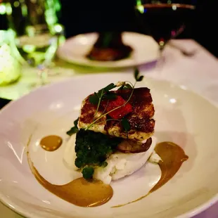 Halibut was delicious! The sauce made the dish