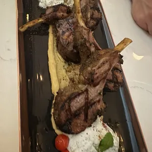 Lamb chop lollipop