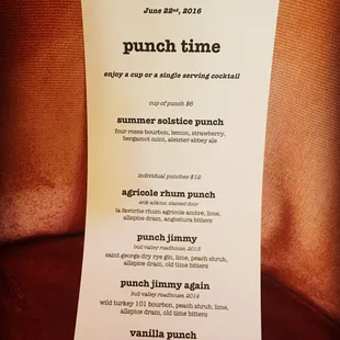 Cocktails for 6/23/16