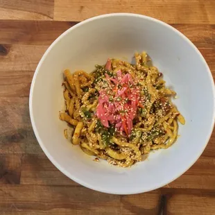 December 4th menu.  "Dan Dan noodles