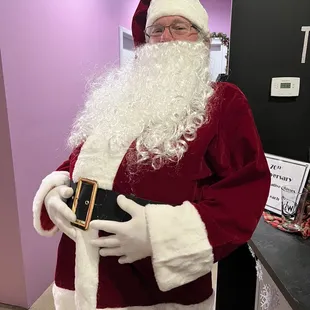 Santa from The Winter Wonderettes. December 2023.