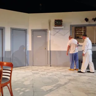 One Flew Over the Cuckoo's nest. 11/2014. Pre-curtain institutional action.