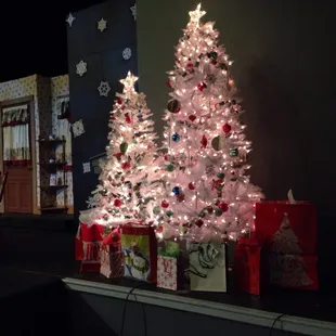 The set for The Best Christmas Pageant Ever. 12/12/15