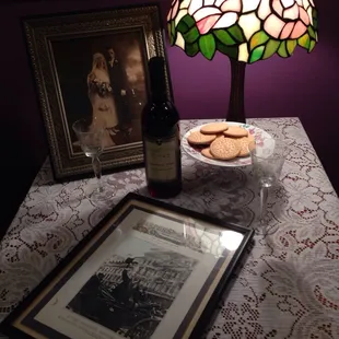 A nice glass of Elderberry Wine anyone? at Arsenic and Old Lace.
