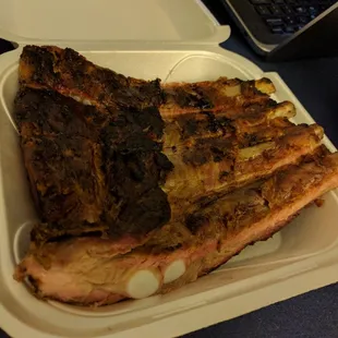 Part of half rack normal ribs ... yum