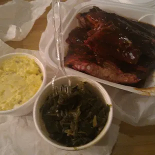 hot bbq sauce, awesome potato salad