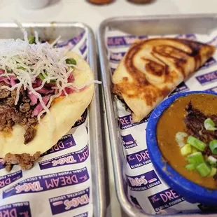 Bulgogi taco &amp; Goat Birria taco