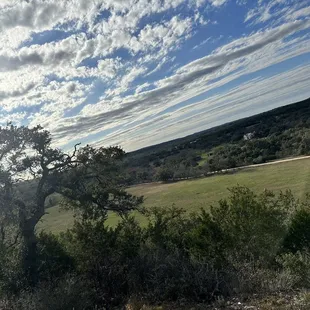 outside