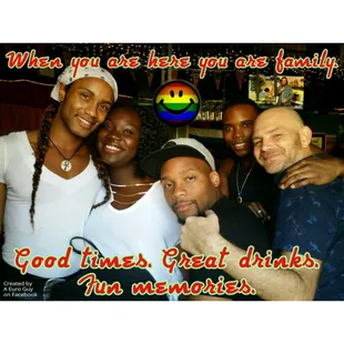 a group of friends posing for a picture