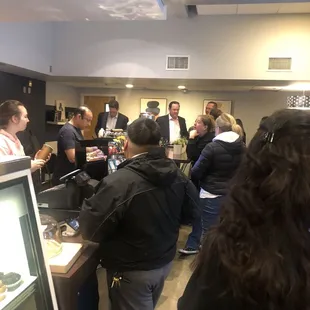 People have figured out how good the coffee and pastries are at Drip Lab!