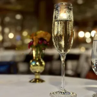 Complimentary Champagne for being a hotel guest