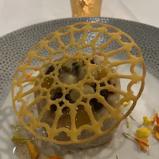 Roasted banana semifreddo