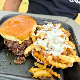 Big T Bacon Cheeseburger  Ranch Fries