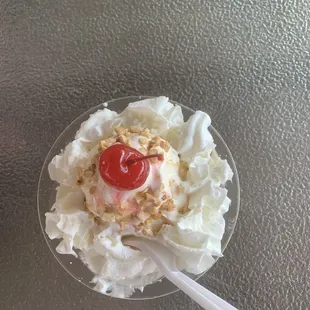 Caramel sundae
