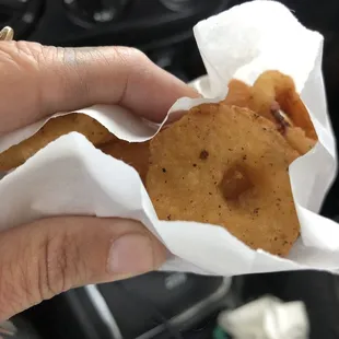 Onion rings for 4 bucks...