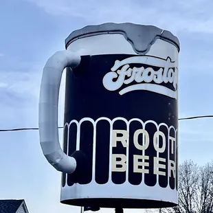You'll know you arrived when you see the frosty mug.