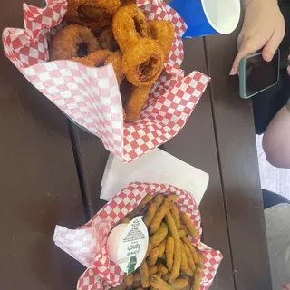 Battered Greens Beans