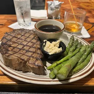Prime Rib with the whiskey glaze.