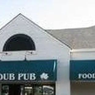 the front of the pub