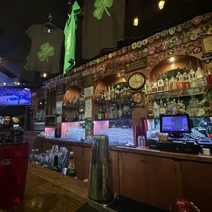 the bar and bar