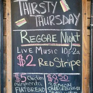 Thursdays are Reggae Night W $2 Red Stripe And live Reggae at Dubliner Irish Pub!