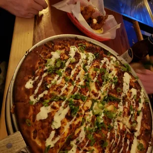 Pizza was surprisingly good