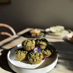 Matcha muffins