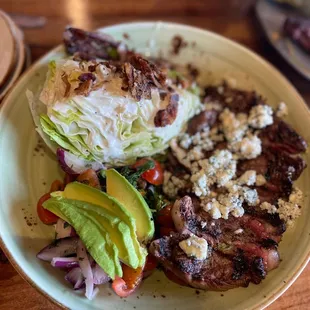 Black &amp; Bleu Steak Salad